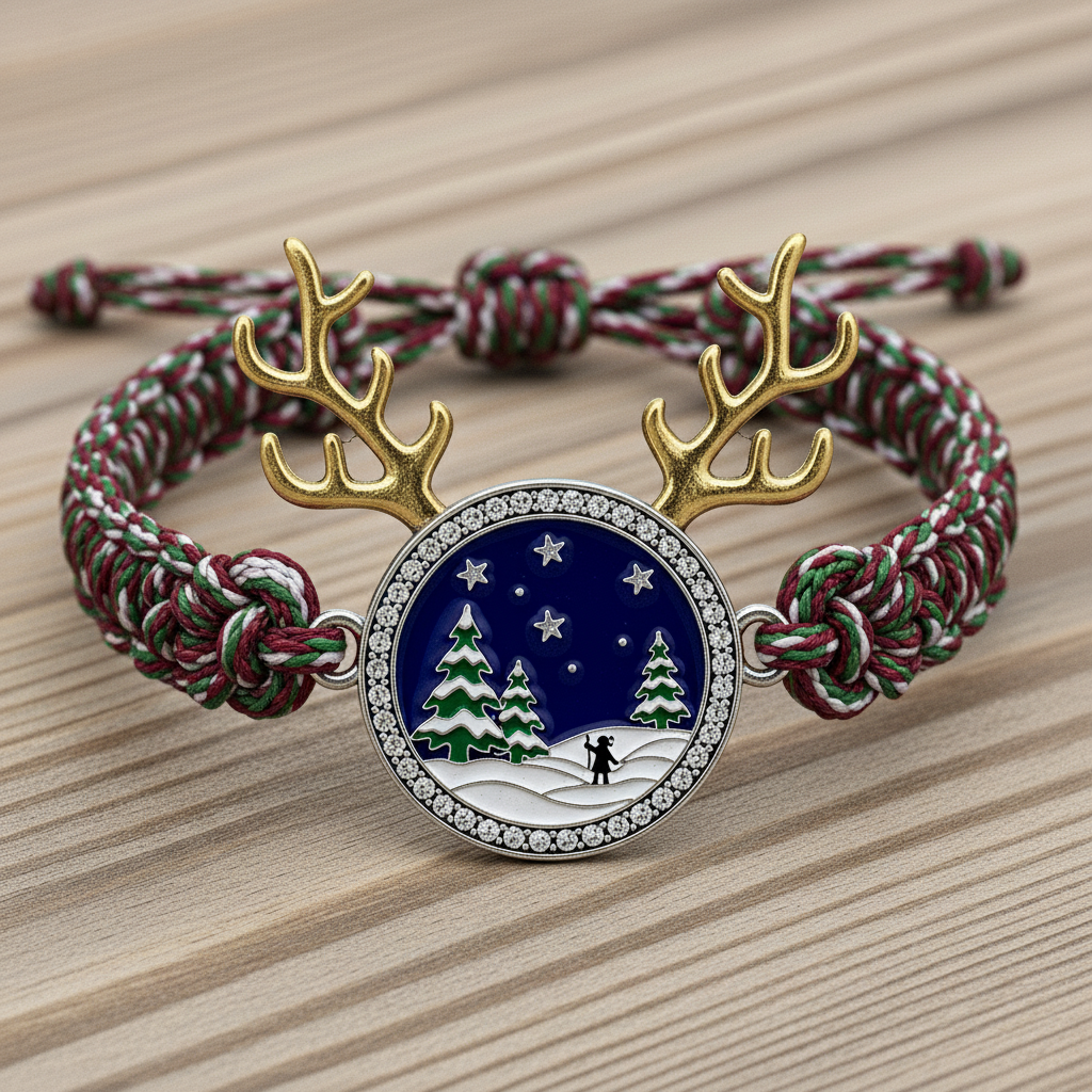 🦌🎄 Reindeer Christmas Bracelet