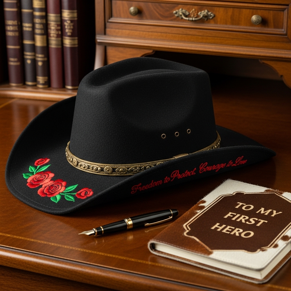 "To My First Hero" Father's Day Cowboy Hat