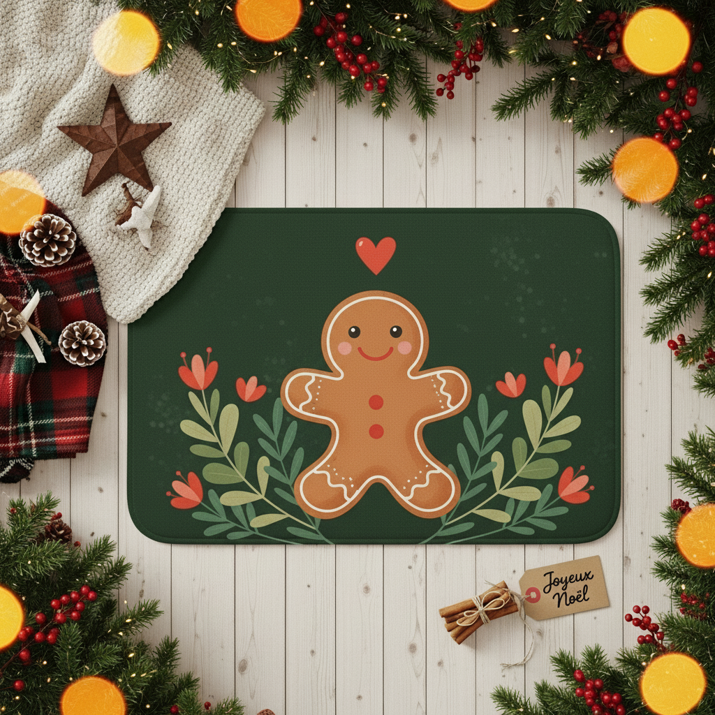 🎄🦌 Christmas Welcome Mat