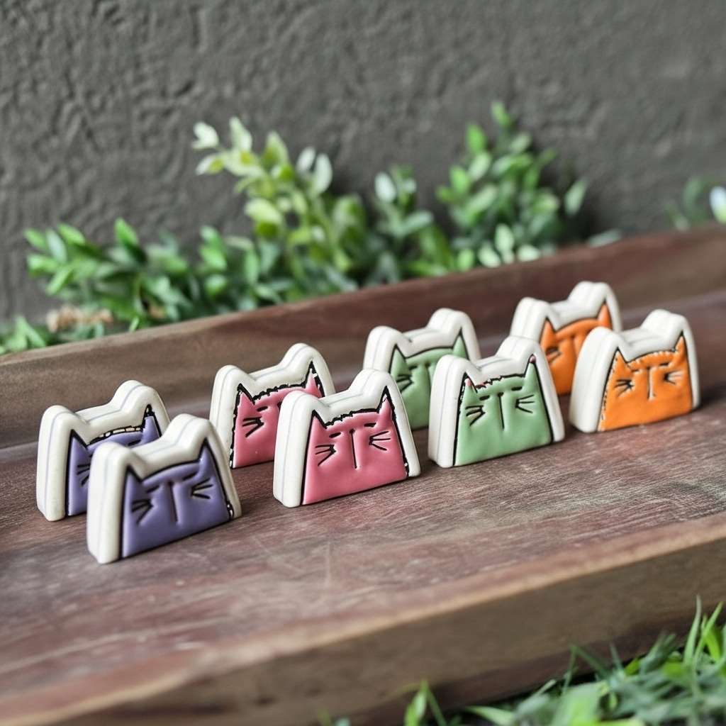 😺📸 Handmade Ceramic Photo Holder