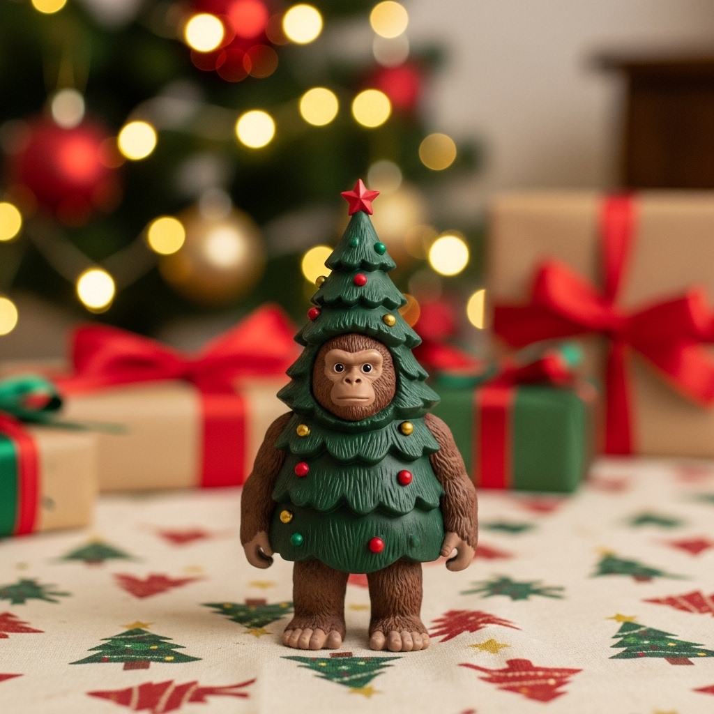 Adorable Animal Christmas Tree Figurines - Holiday Decor & Christmas Gifts for Home