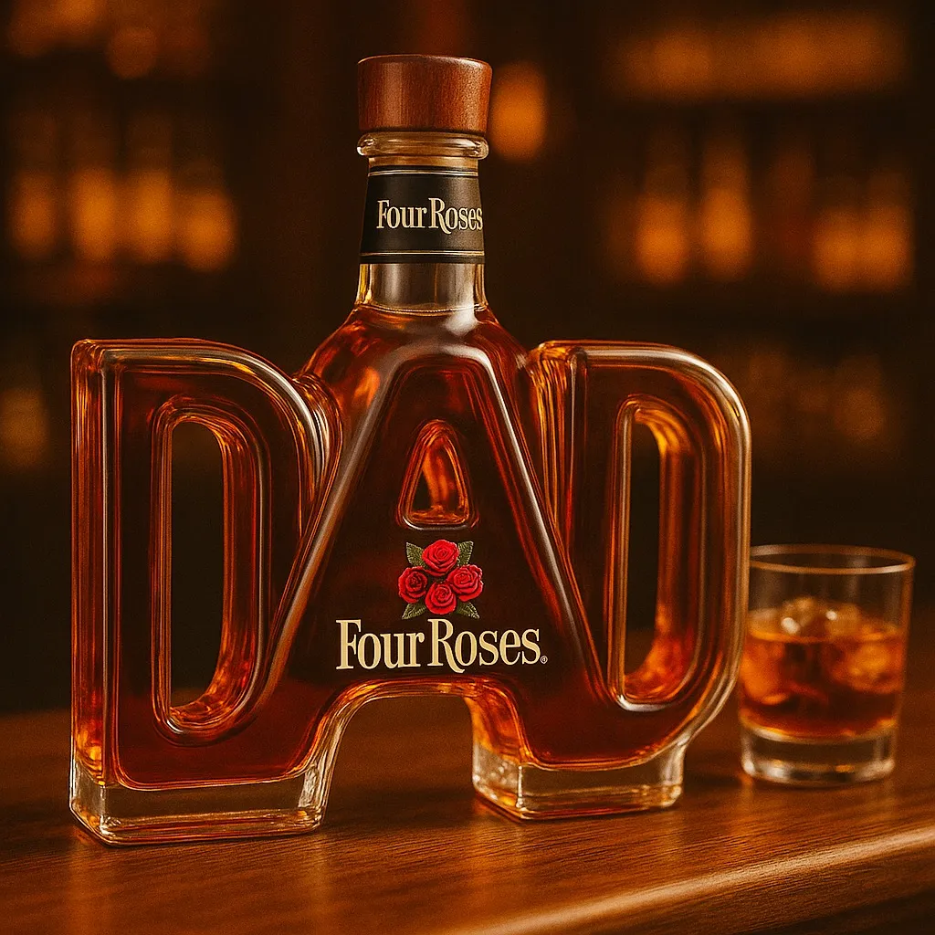 DAD Whiskey Bottle