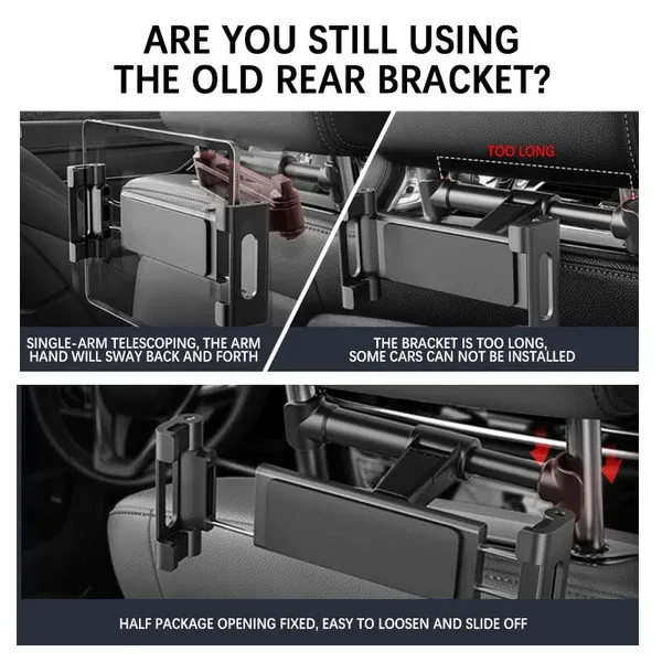 Rotatable Retractable Multifunctional Car Phone Holder