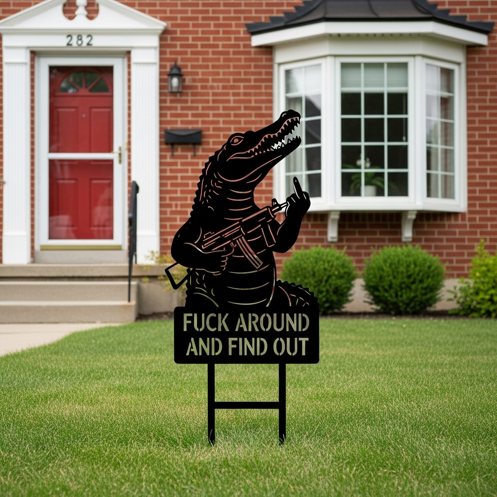 "F*ck Around & Find Out" Garden Guardians