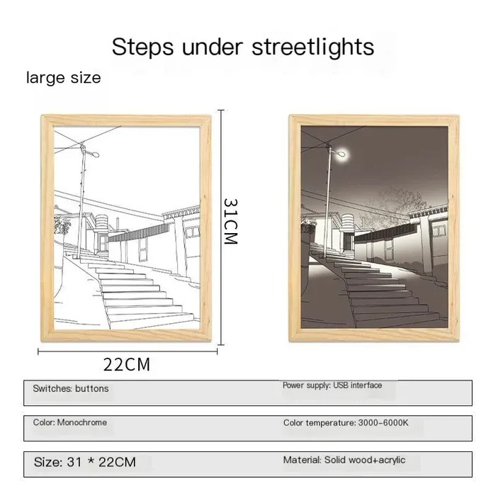 🔥2023 HOT SALE🥳-Lighting Painting Decoration✨