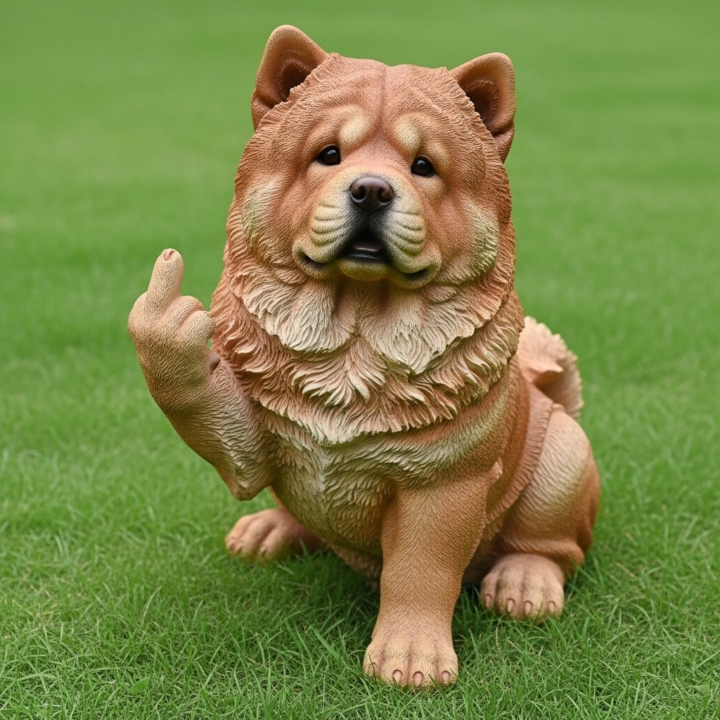 🖕Attitude Dog Ornaments