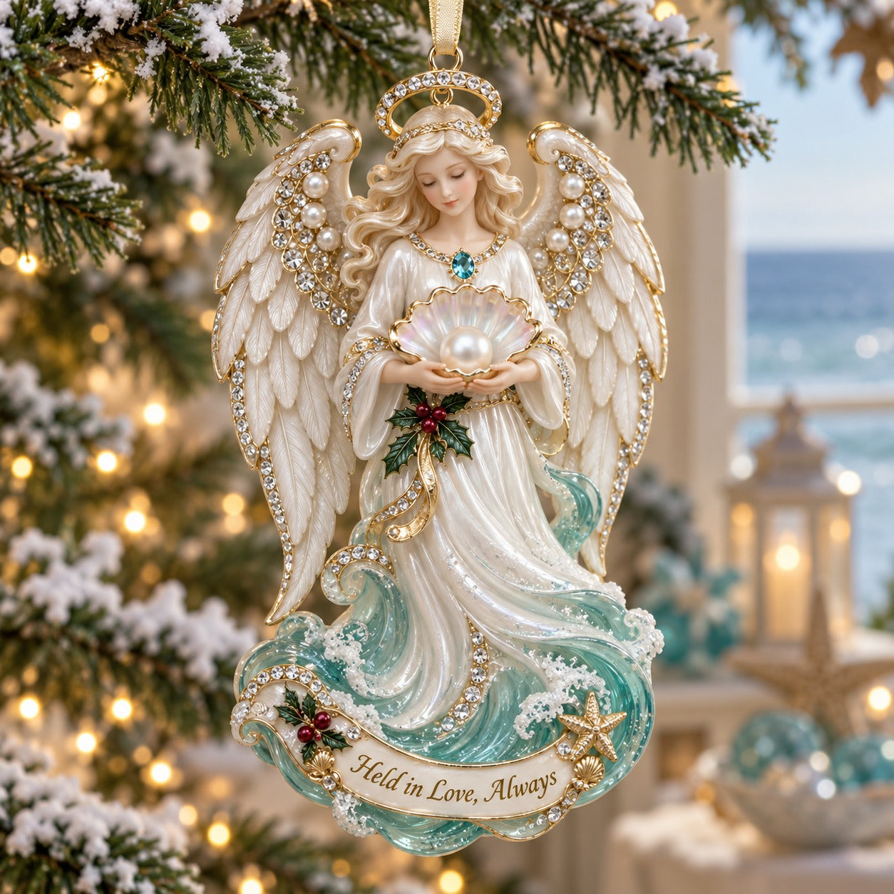 🌊 Coastal Christmas Ornament Collection – Seaside Holiday Keepsake