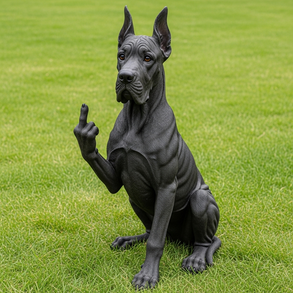 🖕Attitude Dog Ornaments