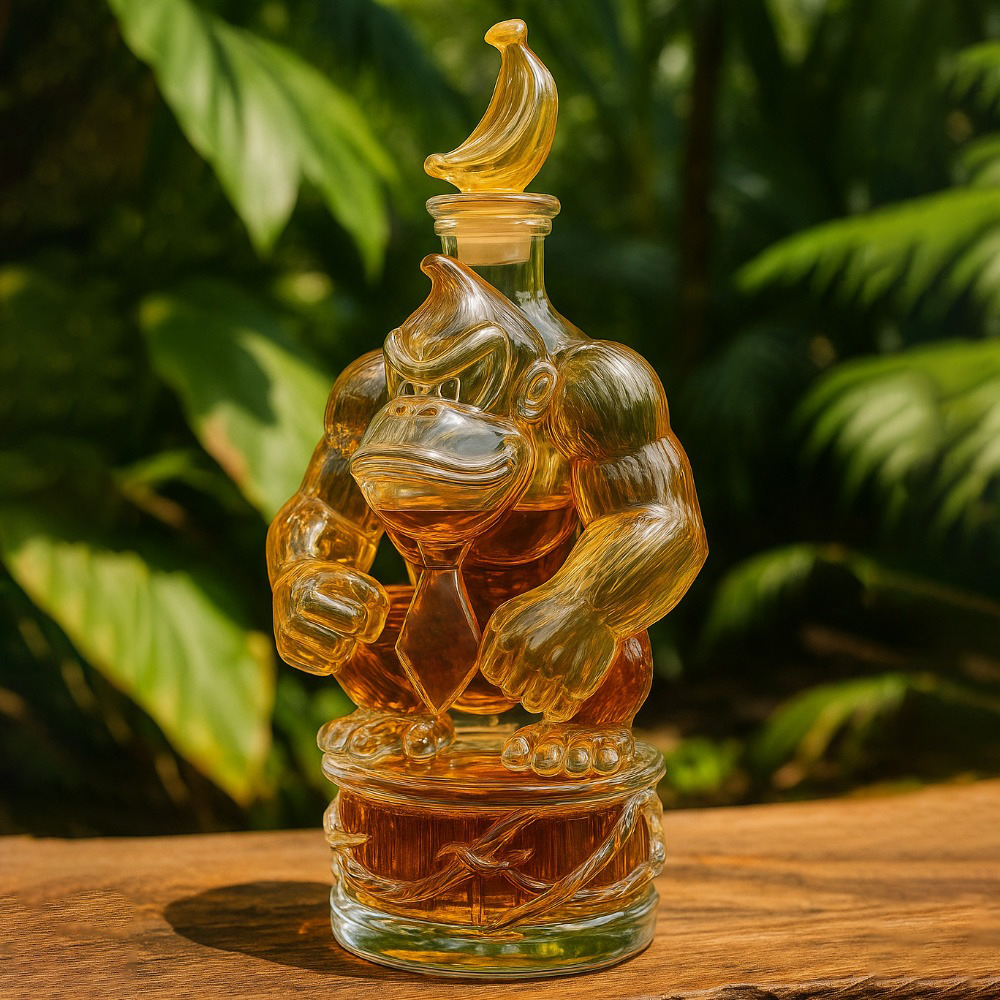 🍌Donkey Kong Whiskey Bottle