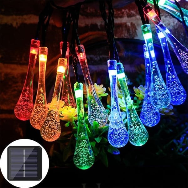 LAST DAY 50% OFF🔥Water Drop Solar Lights