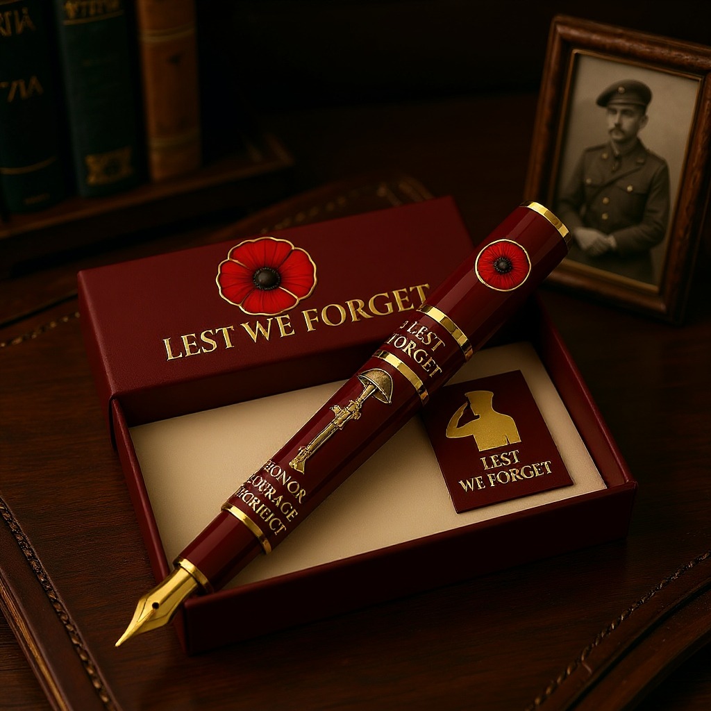 "Lest We Forget" Commemorative Fountain Pen 🥀🖋️