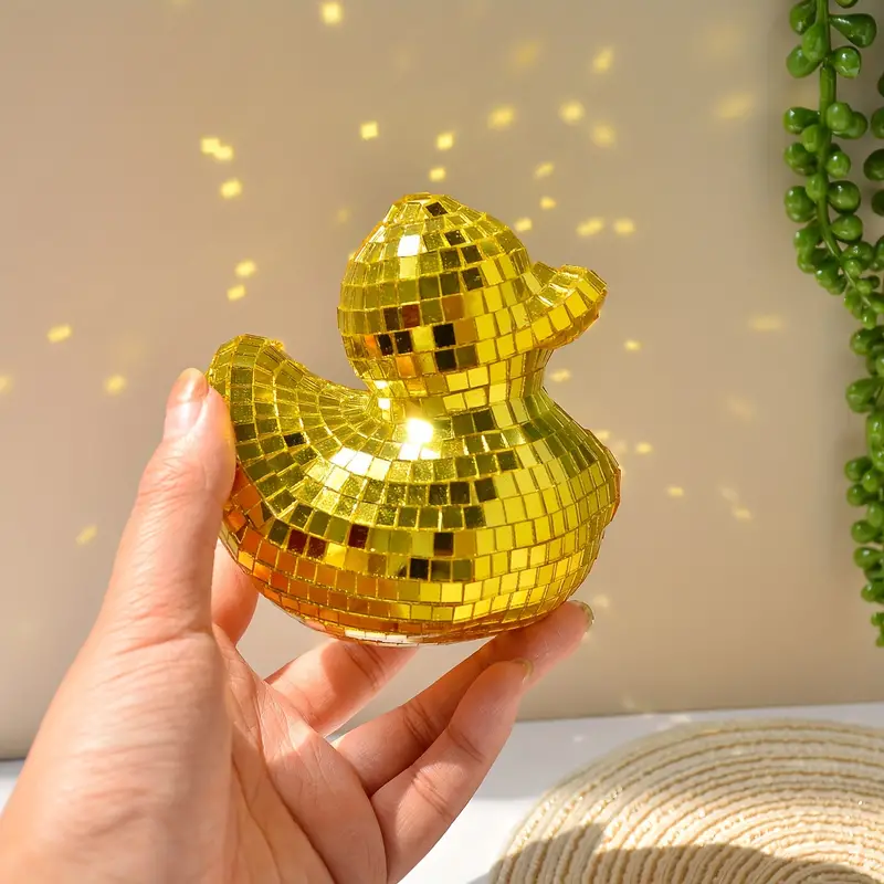 ✨🦆Charming Disco Mirror Duck
