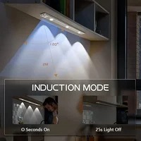 Black Motion Sensor Cabinet Light