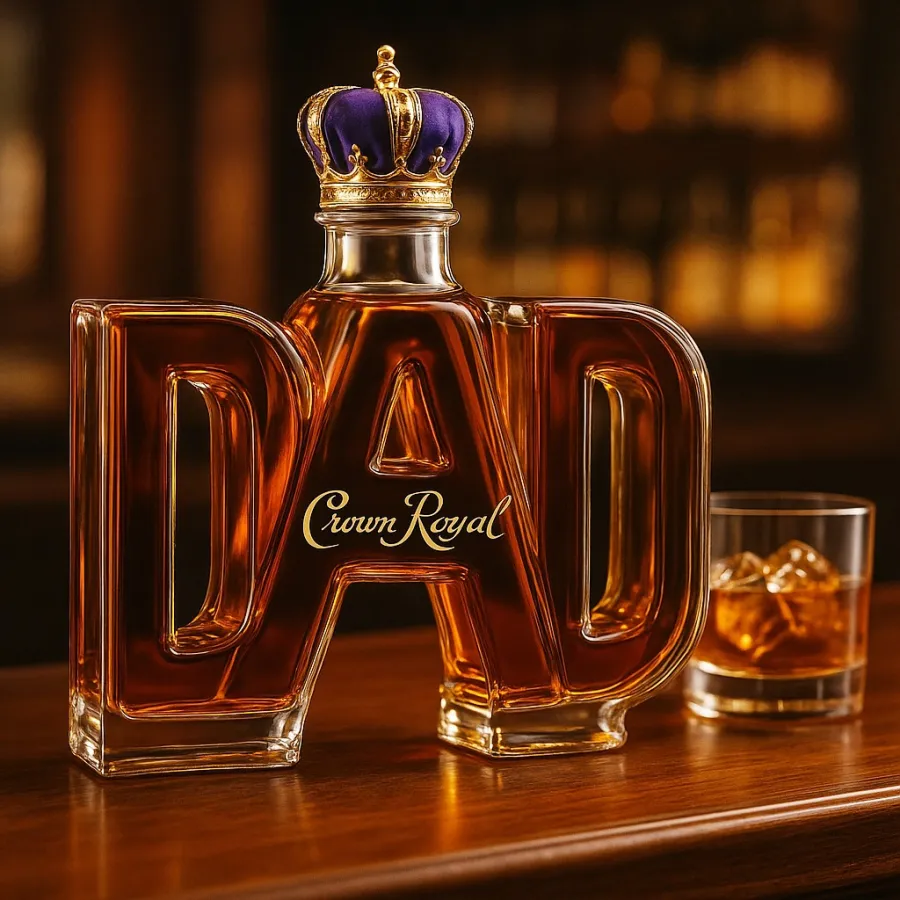 DAD Whiskey Bottle