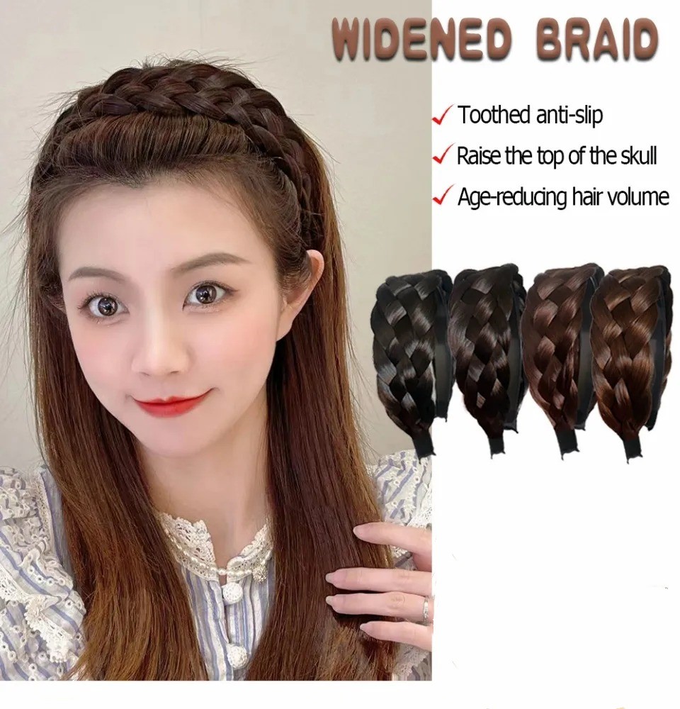 💥HOT SALE🥳-Chunky Braided Hair band👩