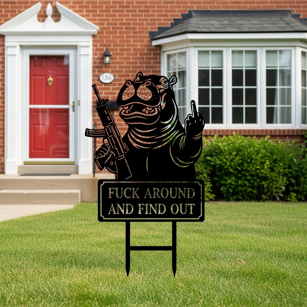 "F*ck Around & Find Out" Garden Guardians