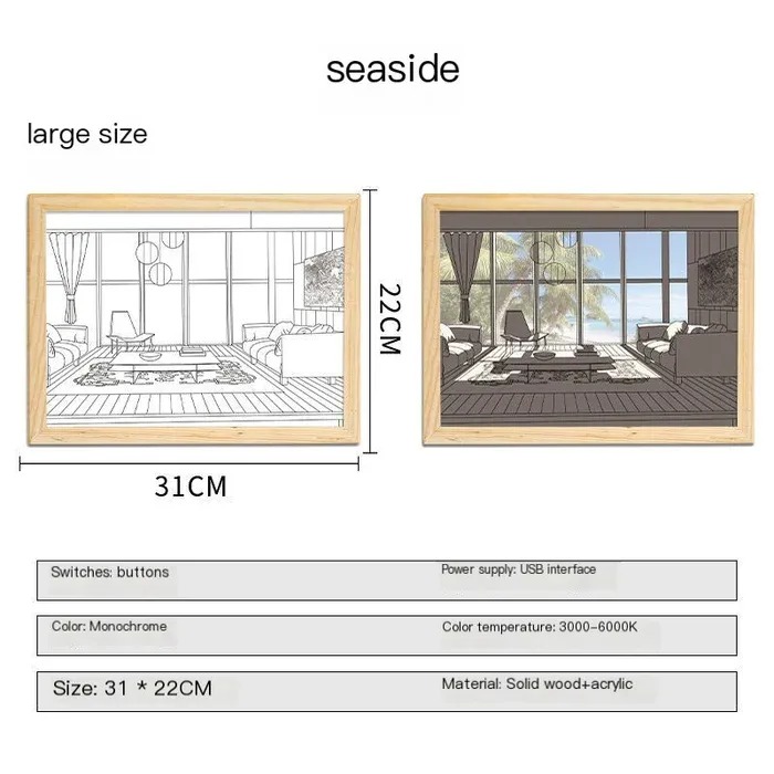 🔥2023 HOT SALE🥳-Lighting Painting Decoration✨