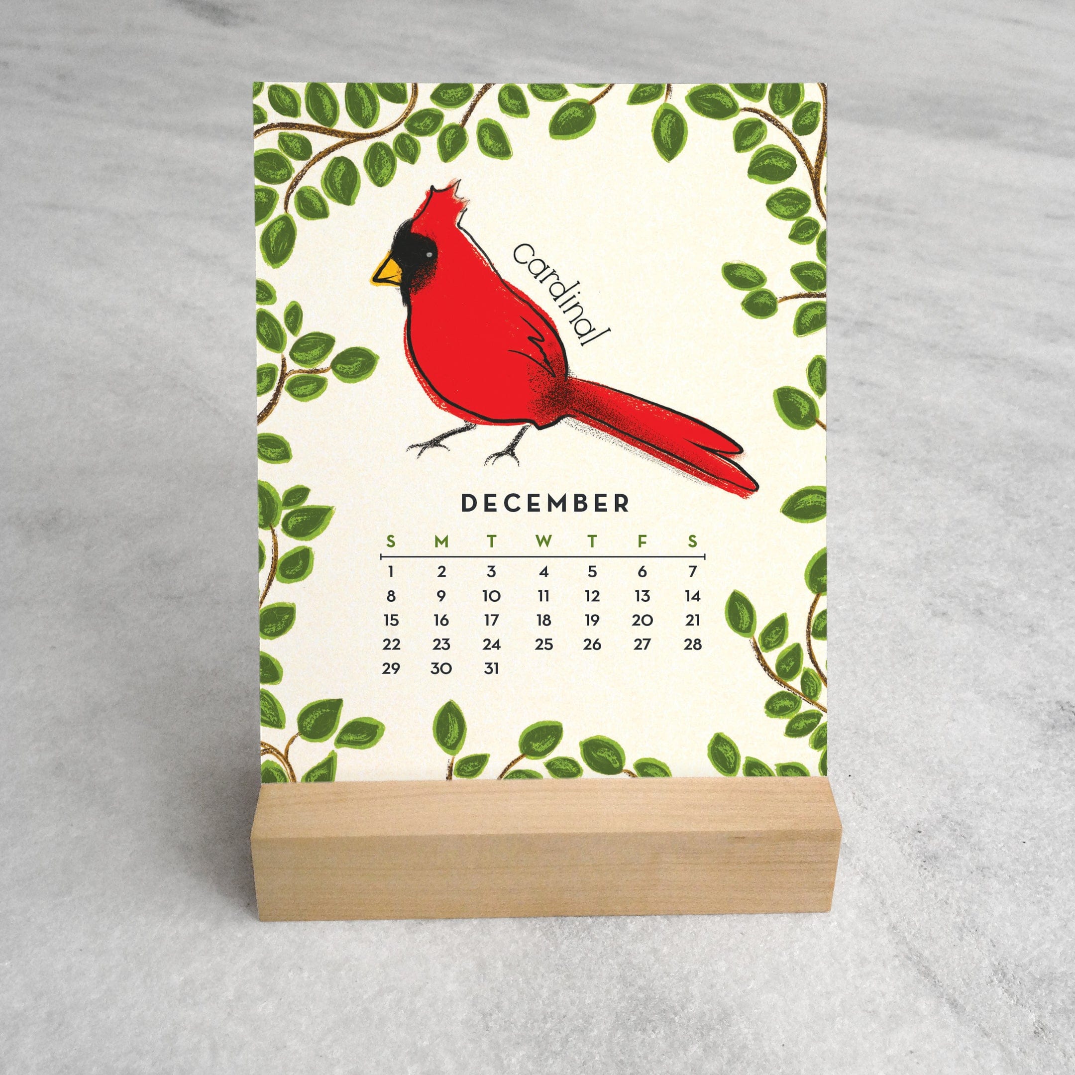 🐦FEATHERED FRIENDS 2024 DESK CALENDAR📅