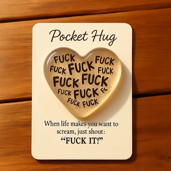 F*ck Pocket Hug Heart Card Gift