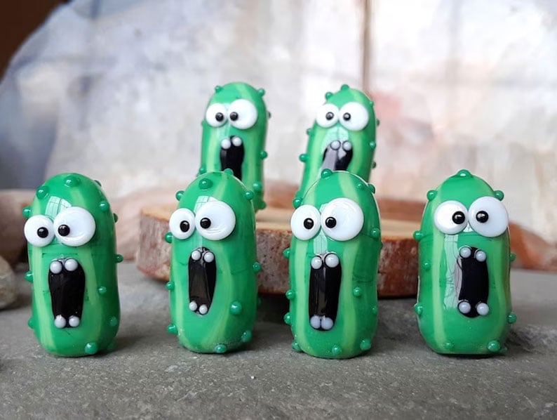 🥒Screaming Pickle in a Glass Jar