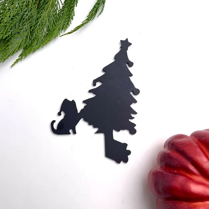 Halloween Black Cat Door Corner Sign Decoration