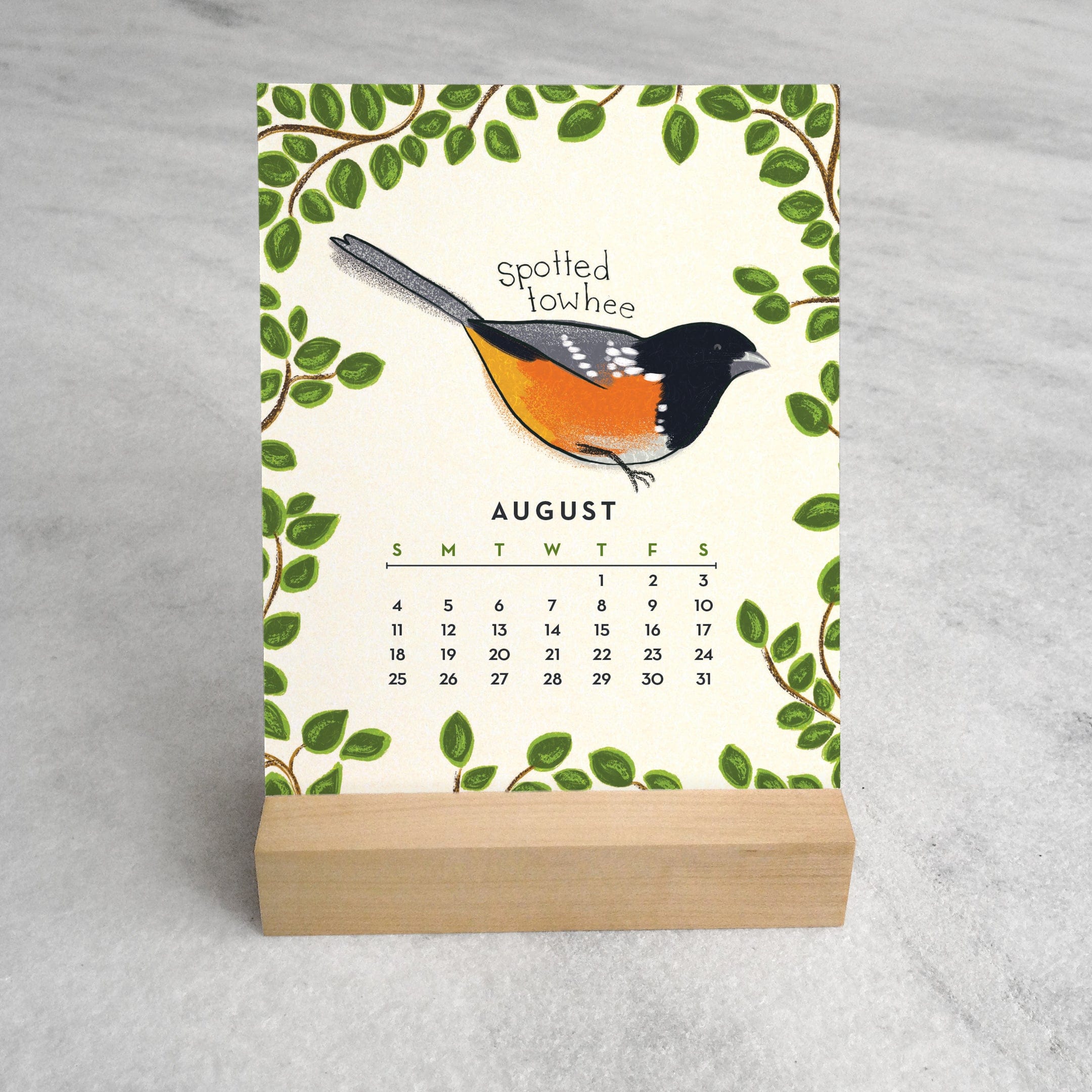 🐦FEATHERED FRIENDS 2024 DESK CALENDAR📅