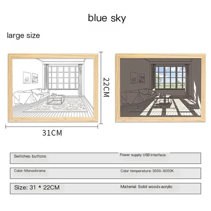 🔥2023 HOT SALE🥳-Lighting Painting Decoration✨