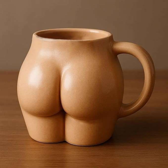 Funny Butt-Shaped Coffee Mug