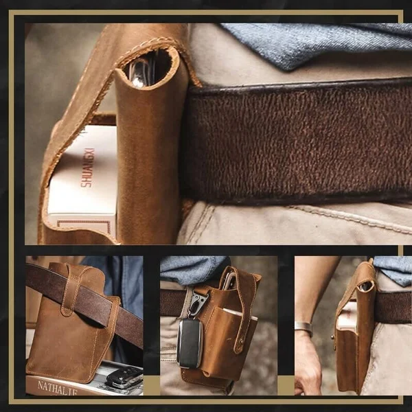 🔥Retro Belt Waist Men's Bag