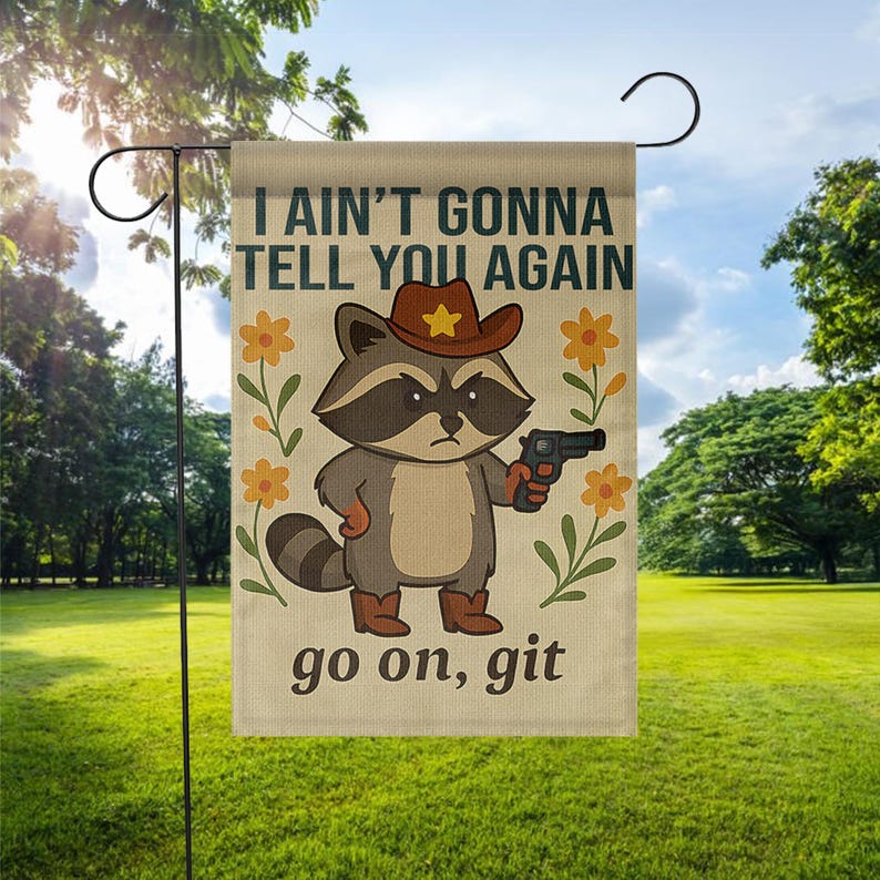 🔥Funny No Soliciting Garden Flags