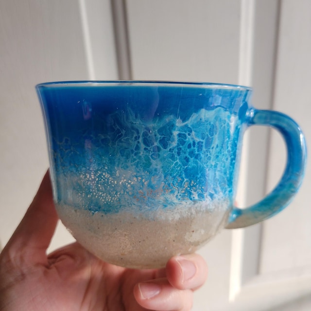 Ocean Breeze Glass Mug