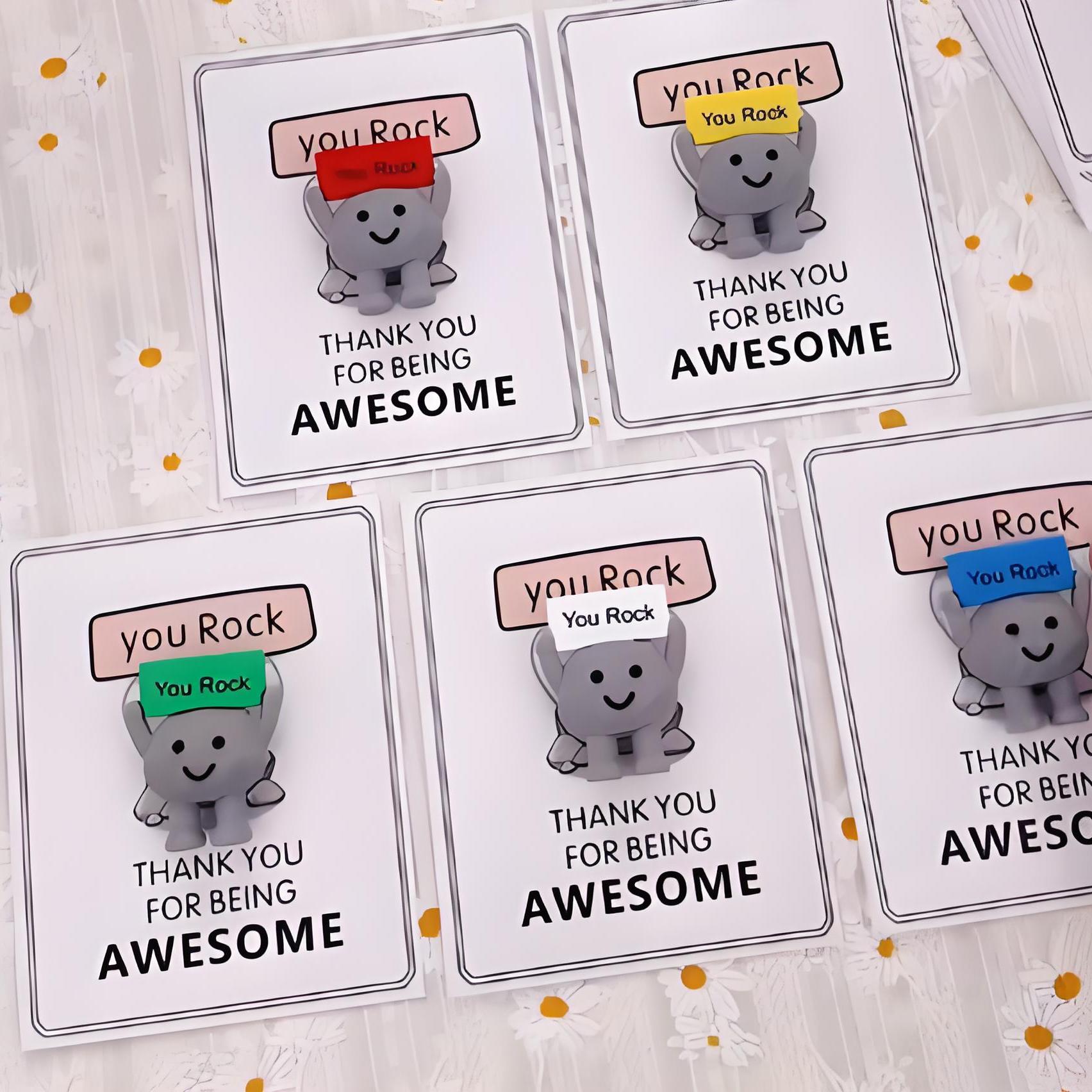 🤘"You Rock" Motivational Stone Gift