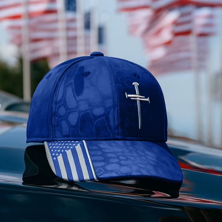 🔥✝️Adjustable Jesus 3 Nail Cross Hat🎁