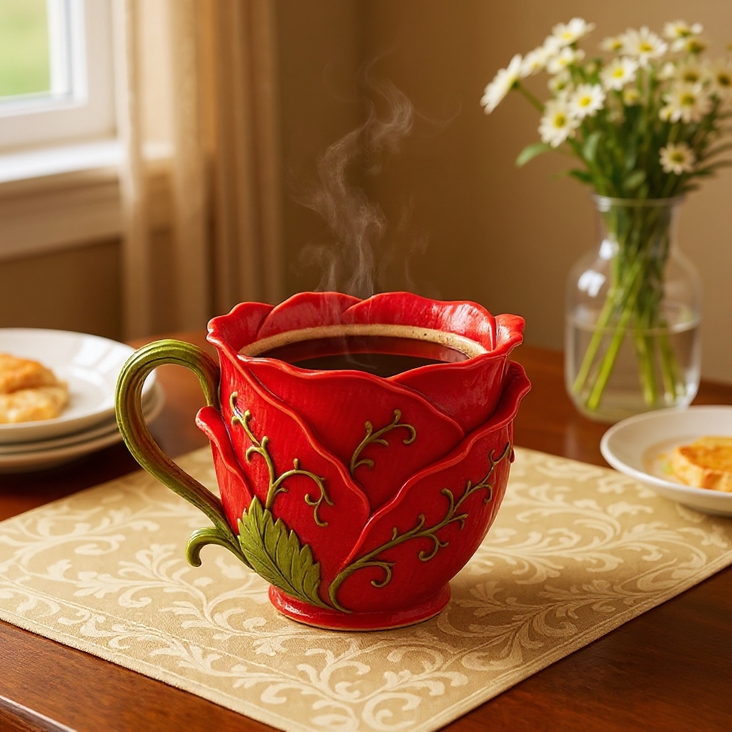 🌹 Elegant Rose Cup