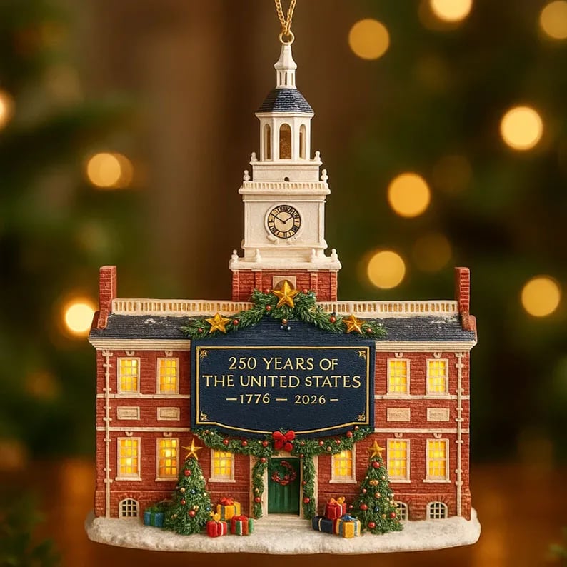 US 250th Anniversary Ornament