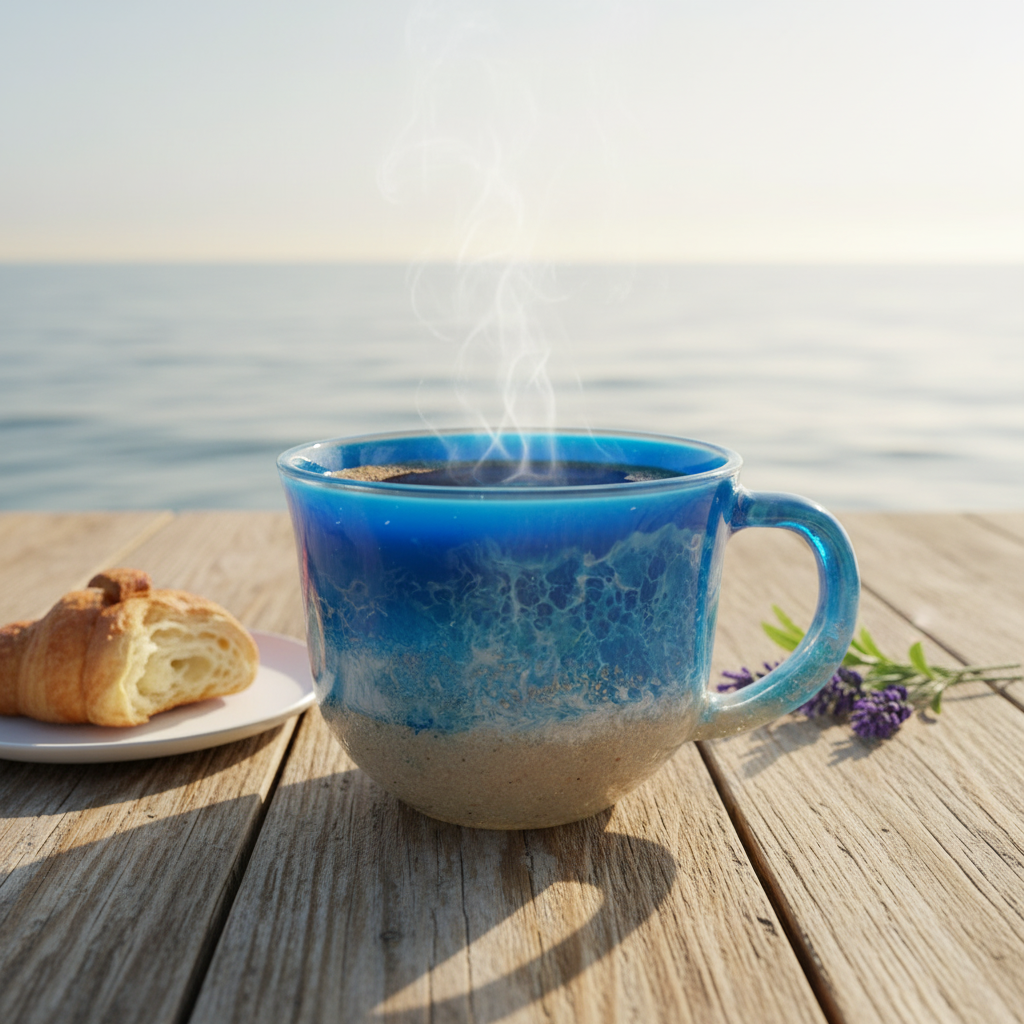 Ocean Breeze Glass Mug