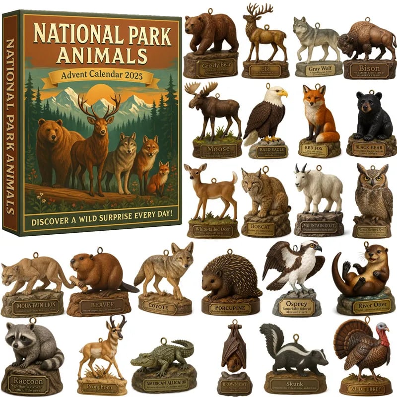National Park Animals Advent Calendar