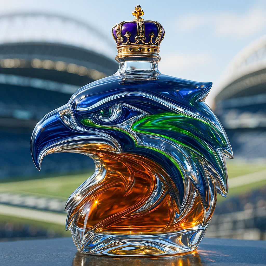 Seattle Seahawks Limited Edition Whisky Bottle