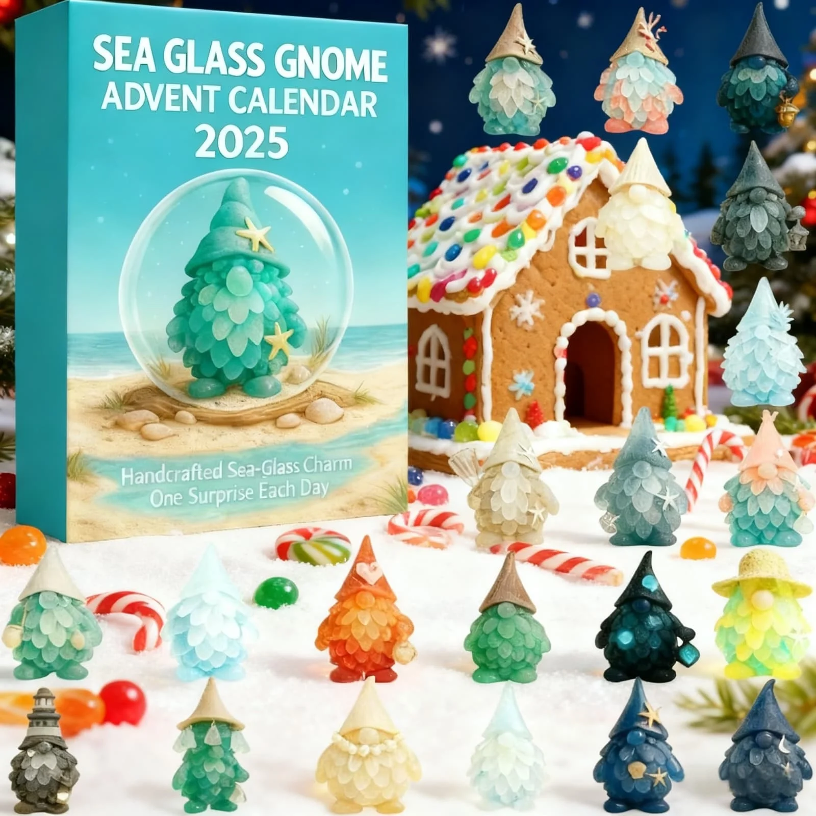 🌊🧝‍♂️ Sea Glass Gnome Advent Calendar