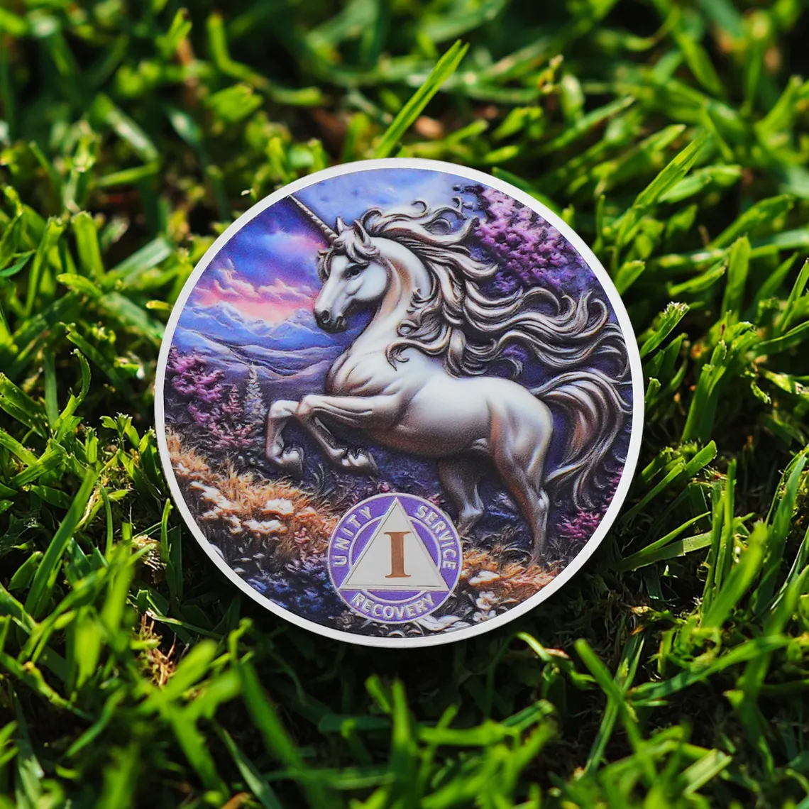 🦁✨ Animal-Themed Sobriety Coins