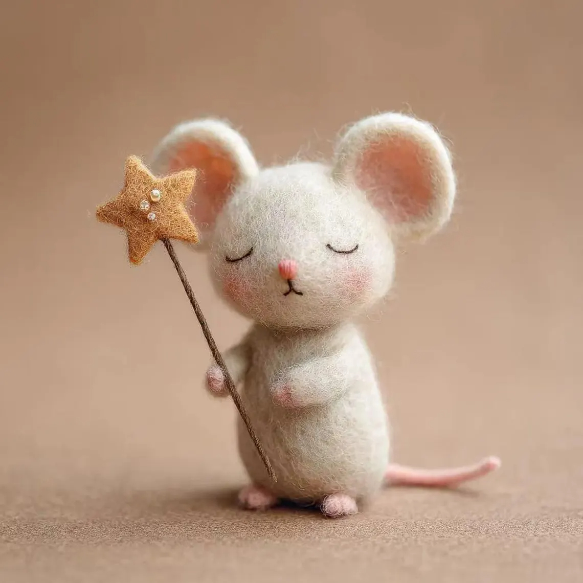 🧵🐭 Starry Night Felt Mice