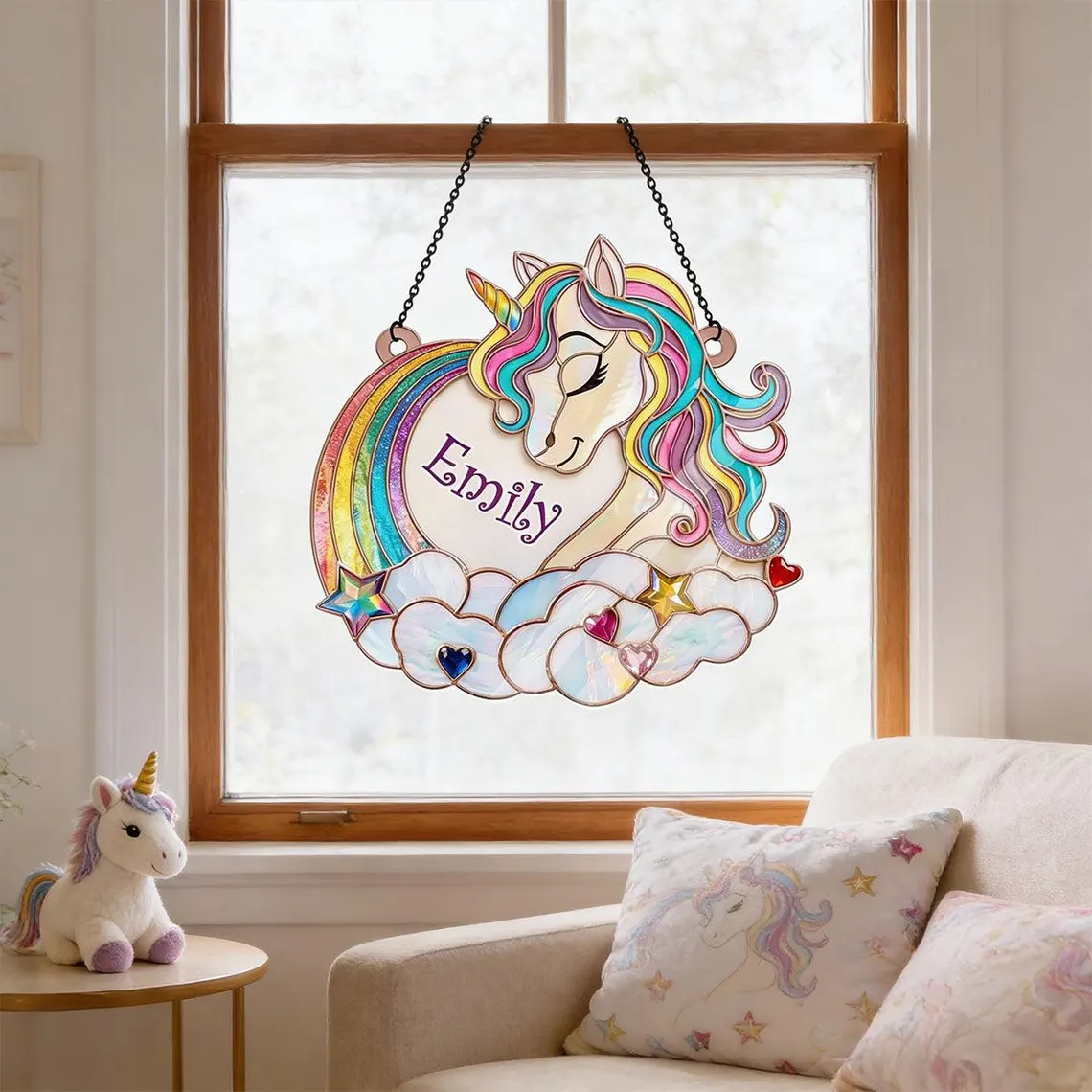 ✨Personalized Unicorn Suncatcher 