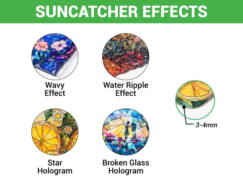 🌟 Acrylic Suncatchers & Rainbow Makers – Add Sparkle to Any Space! 🌈
