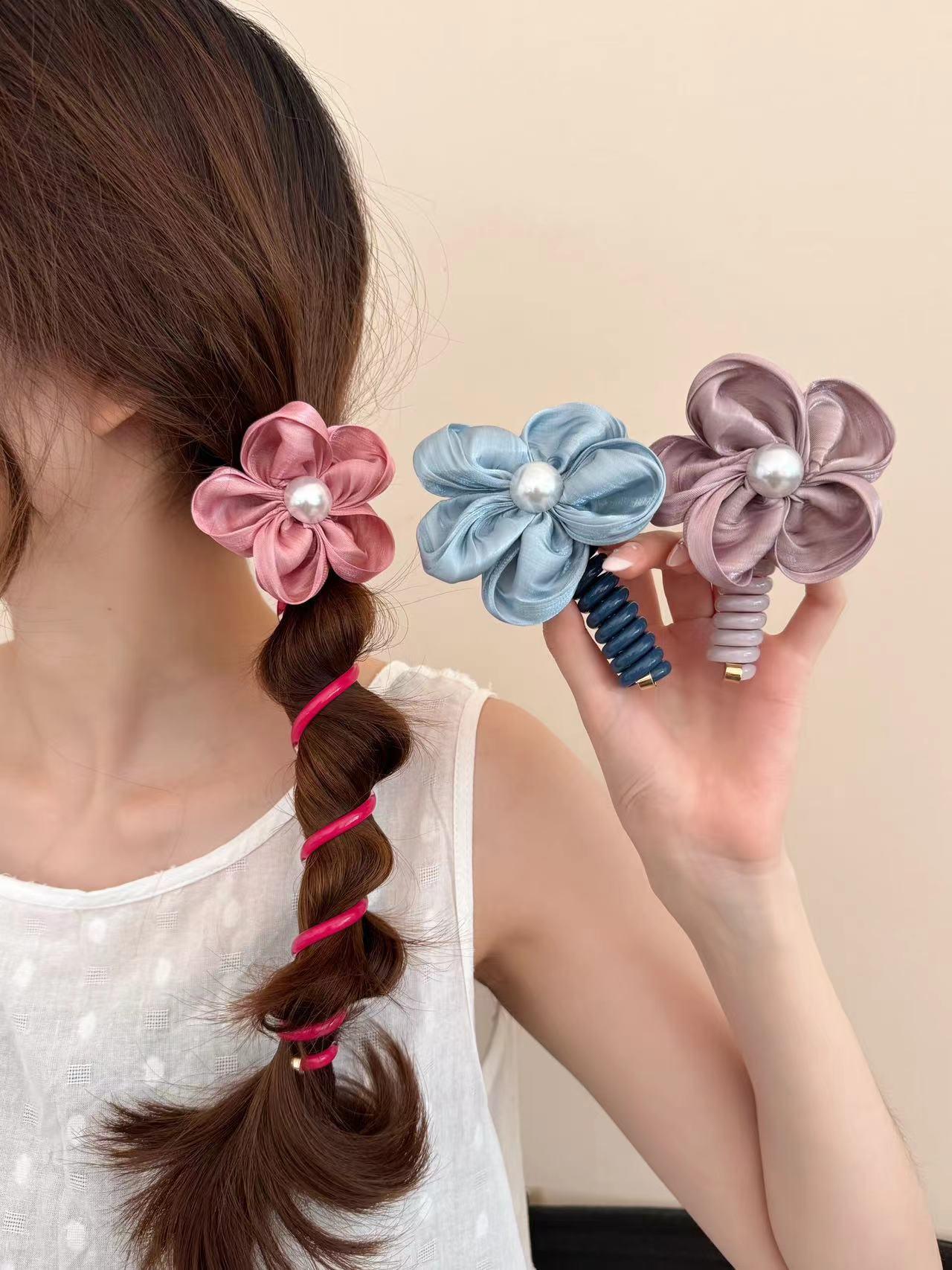 Summer Flower Hair Tie