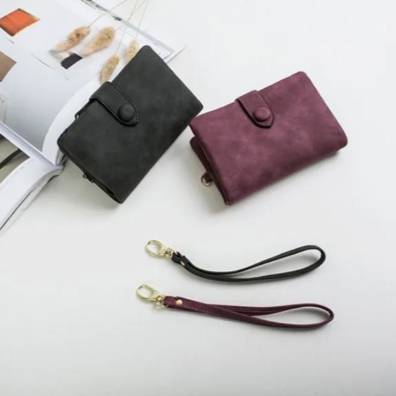 ☀️Mother's Day Hot Sale - Small Trifold Leather Wallet for Women