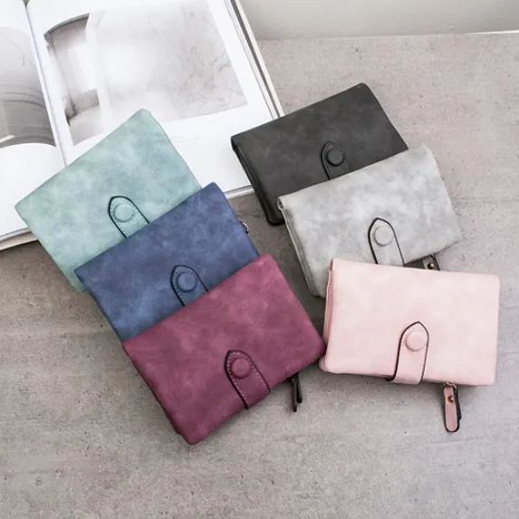☀️Mother's Day Hot Sale - Small Trifold Leather Wallet for Women