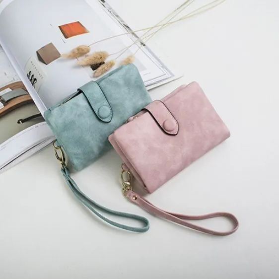 ☀️Mother's Day Hot Sale - Small Trifold Leather Wallet for Women