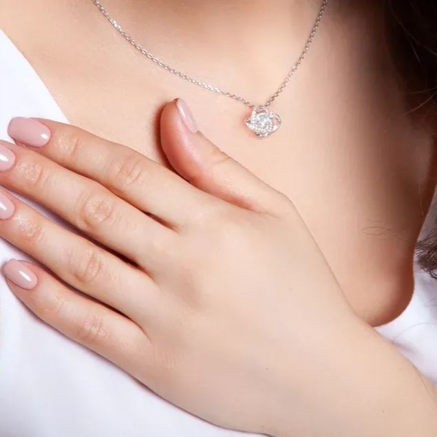 Eternal Heart Necklace - For The Most Beautiful Mother In The World