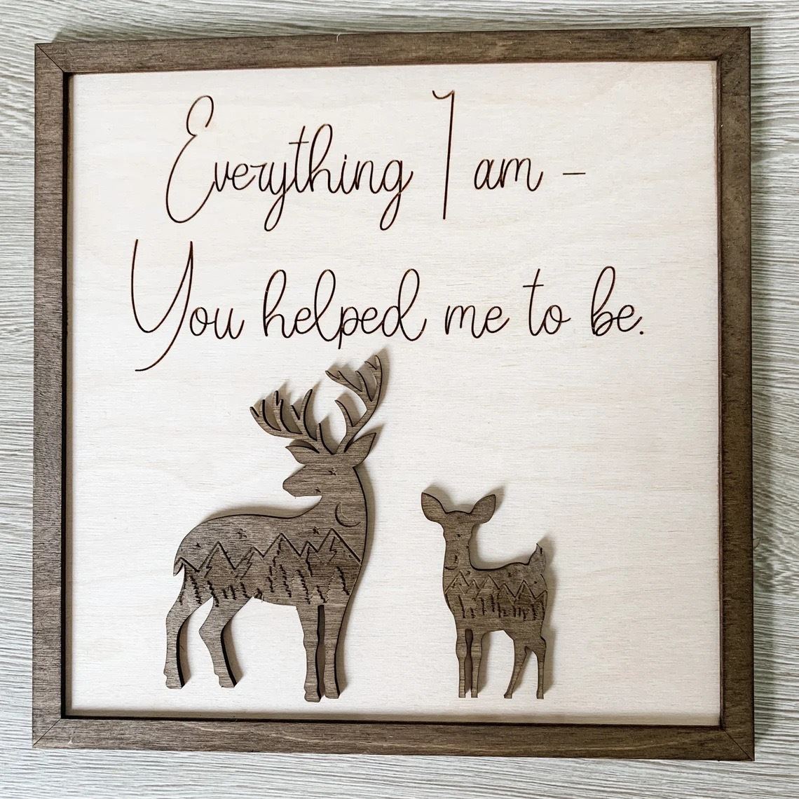 🔥Mother's Day Hot SALE - Creative Wooden Animal Photo Frame