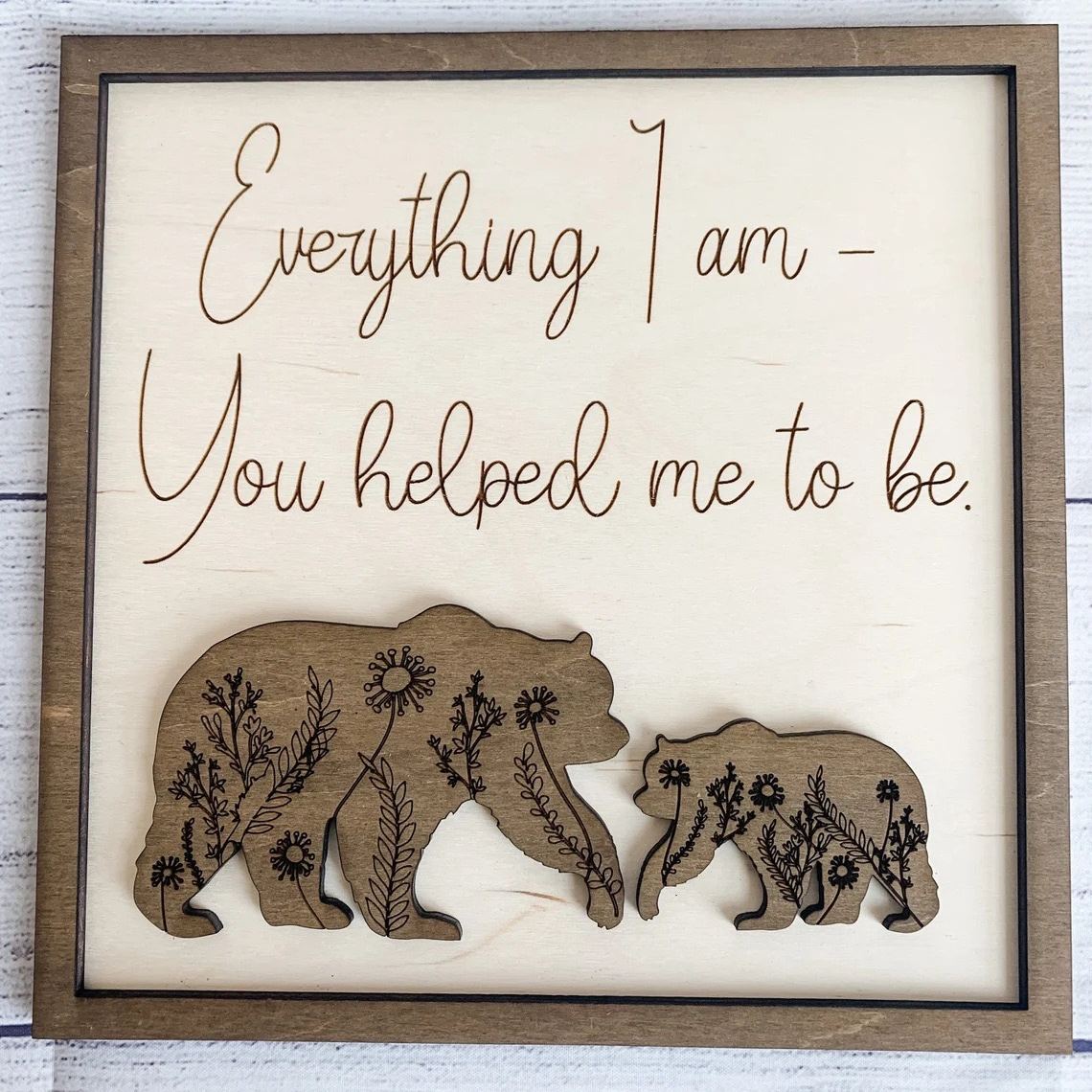 🔥Mother's Day Hot SALE - Creative Wooden Animal Photo Frame